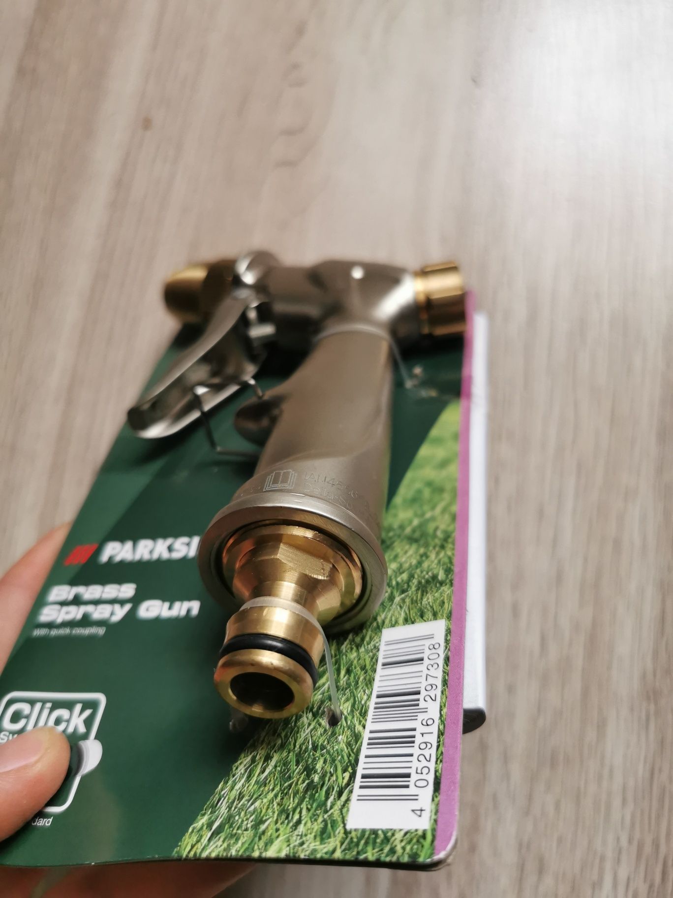 Pistol gradina, alama (Parkside, 4 bari)