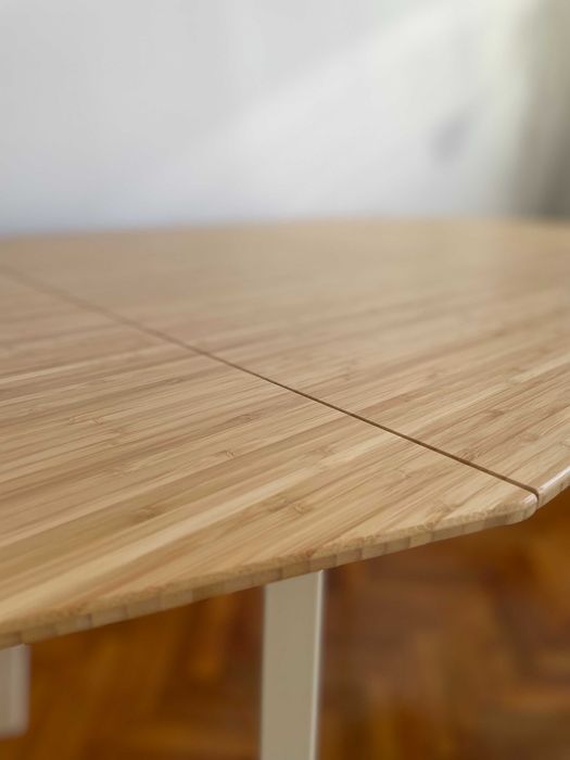 Mаса за трапезария разтегателна IKEA бамбук