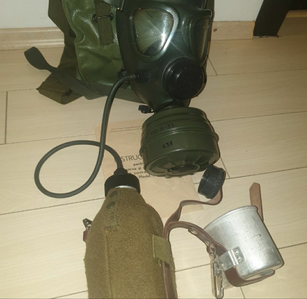 Masca de gaze cu filtru militara md 85 nefolosita