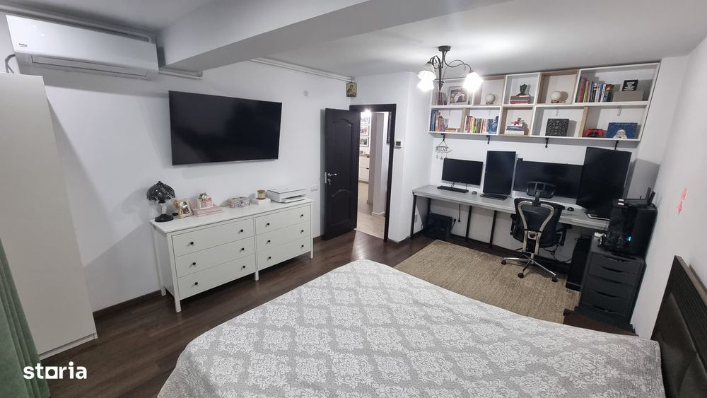 Apartament mobilat si utilat, 3 dormitoare + living, 78 mp utili