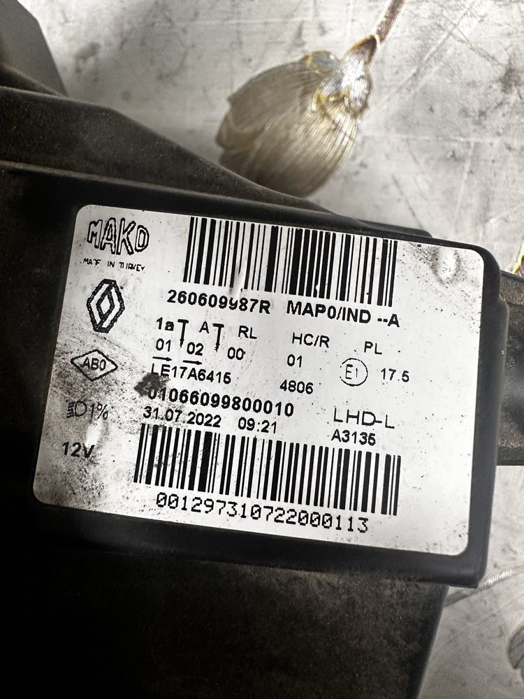 Fsr stânga full led renault clio 5.cod:260609987.r.
