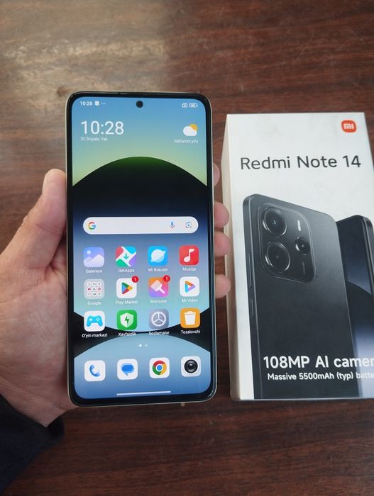 Redmi Note 14 6/128GB. Yaxshi xolatda!