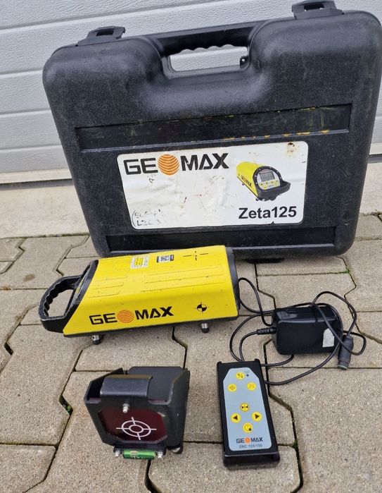 GeoMax Zeta 125S Laser tevi canalizari Profi(Black Friday)