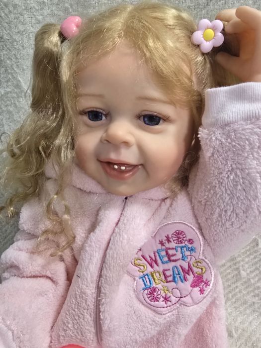 Кукла реборн, реалистична силиконова винил кукла Reborn бебе
