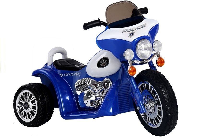 Motocicleta electrica pentru copii POLICE JT568 35W STANDARD #Albastru