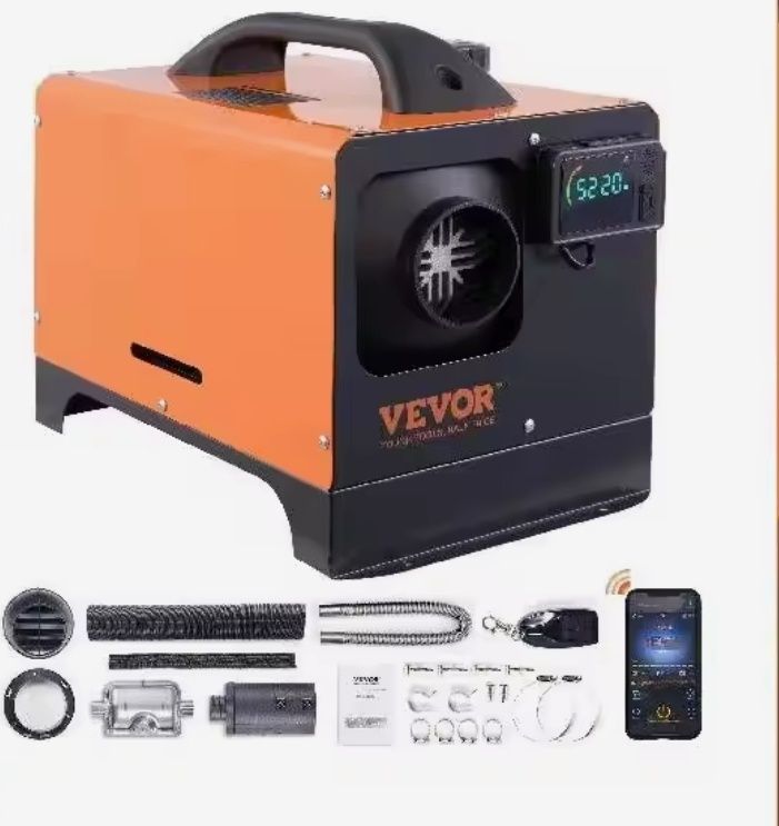 Incalzitor diesel VEVOR 8/5KW,12V,afisaj LCD, Heater auto,Bluetooth