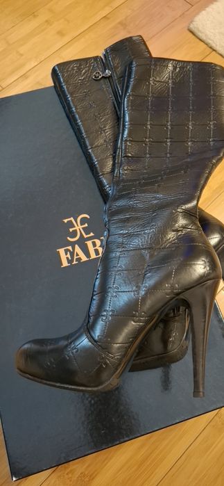 Cizme piele naturala Fabi marime 39