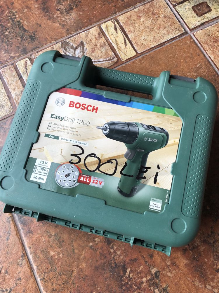Masina de găurit și infiletat cu acumulator Bosch bormașina noua