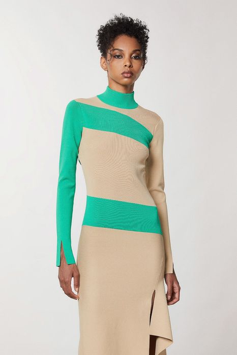 Рокля Patrizia Pepe,еластично, плетиво, детайли Fly,размер 2/М, нова!