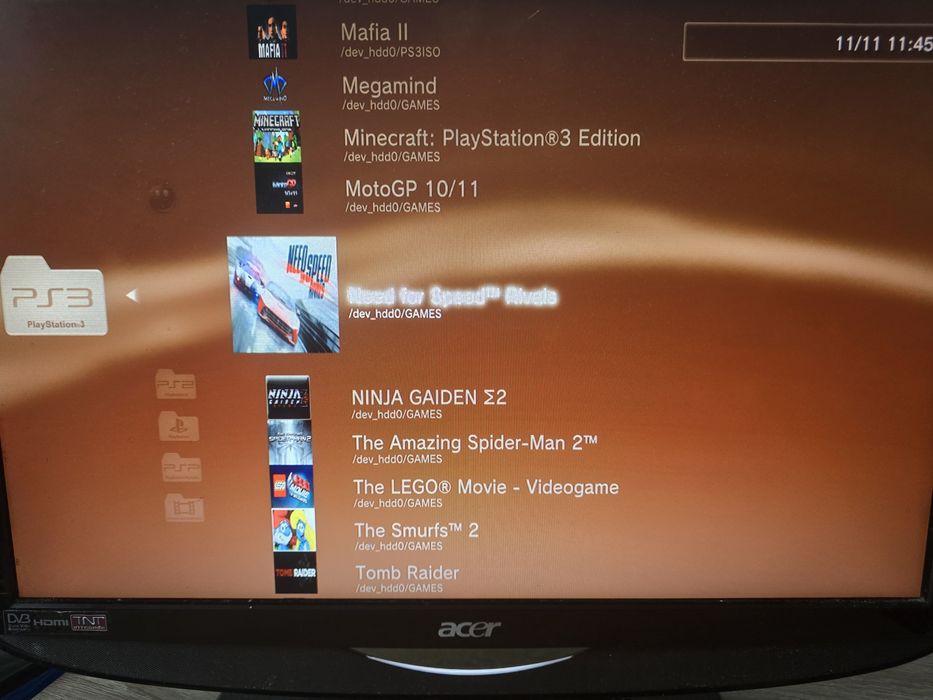 PS3 backwards compatible ps2/ps1 modat 2 manete