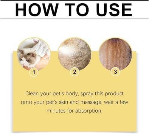 Нови 2 броя Спрей за успокояване кожа при домашни любимци куче котка