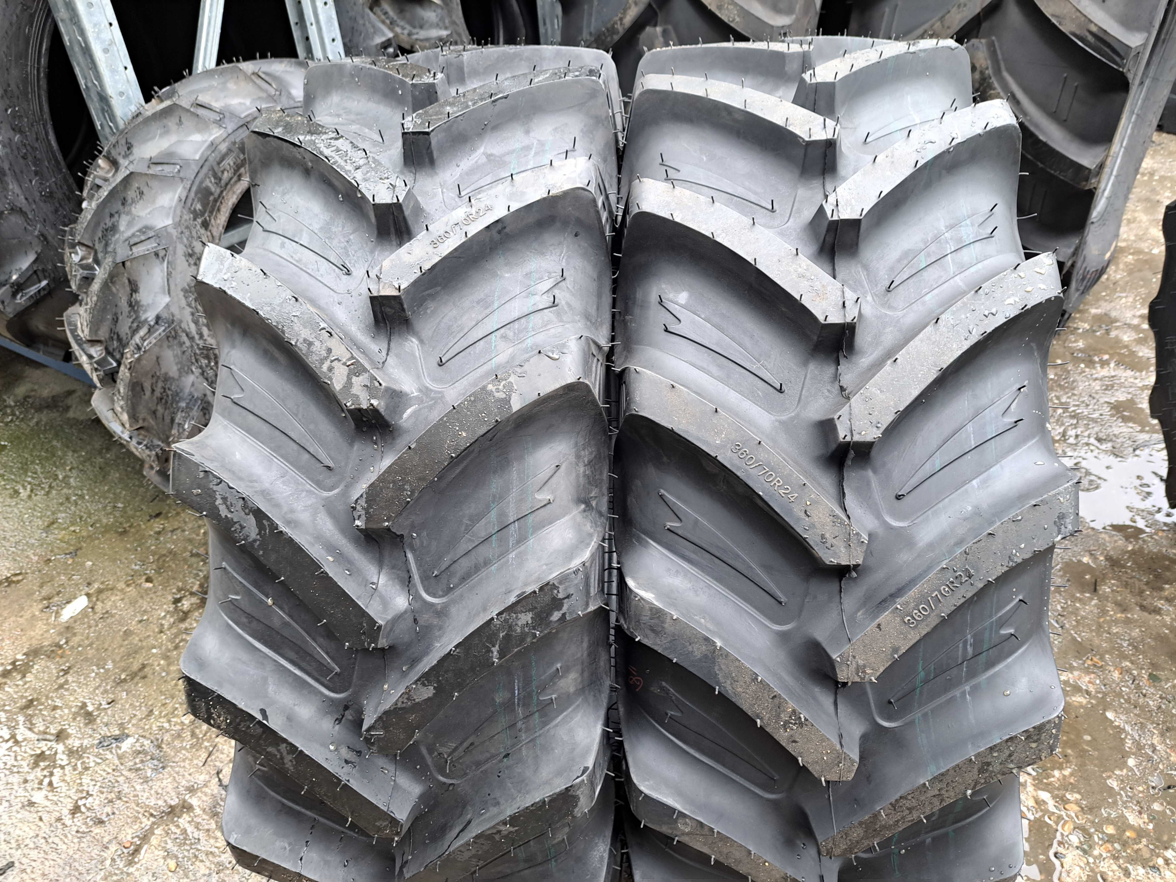 Anvelope marca MRL 360/70R24 cauciucuri radiale noi TRACTOR FIAT