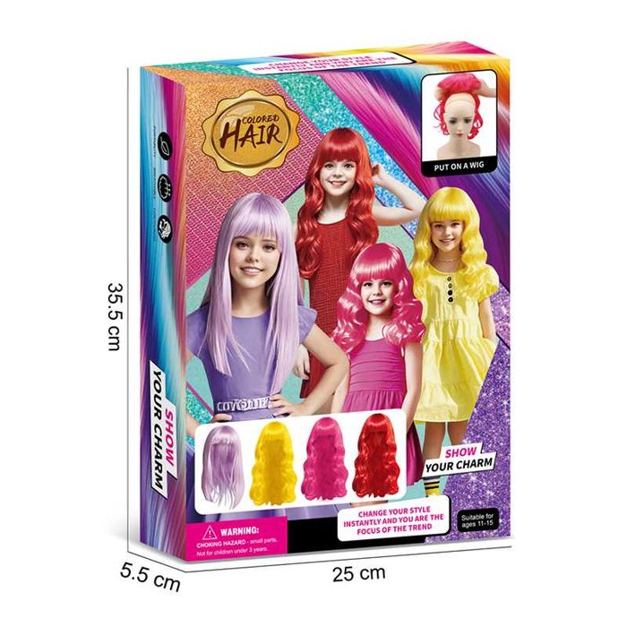 Детски перуки за деца, игрален комплект за прически, фризьор