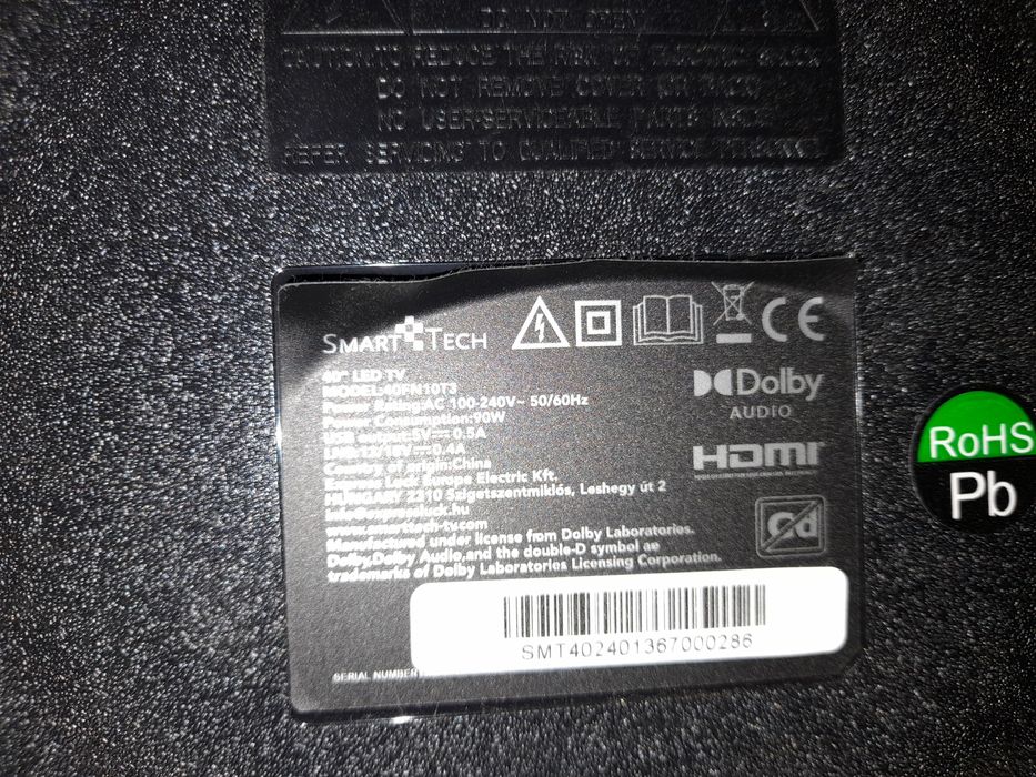 Смарт лед телевизор 40 инча за части с дистанционно! Спешно и изгодно!