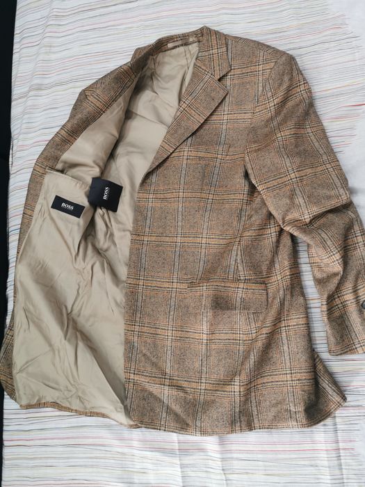 Boss Hugo Boss Sacou Lana naturală NewZeeland