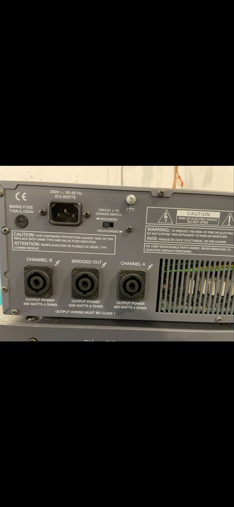 Dynacord electro voice Q 66 2X850W