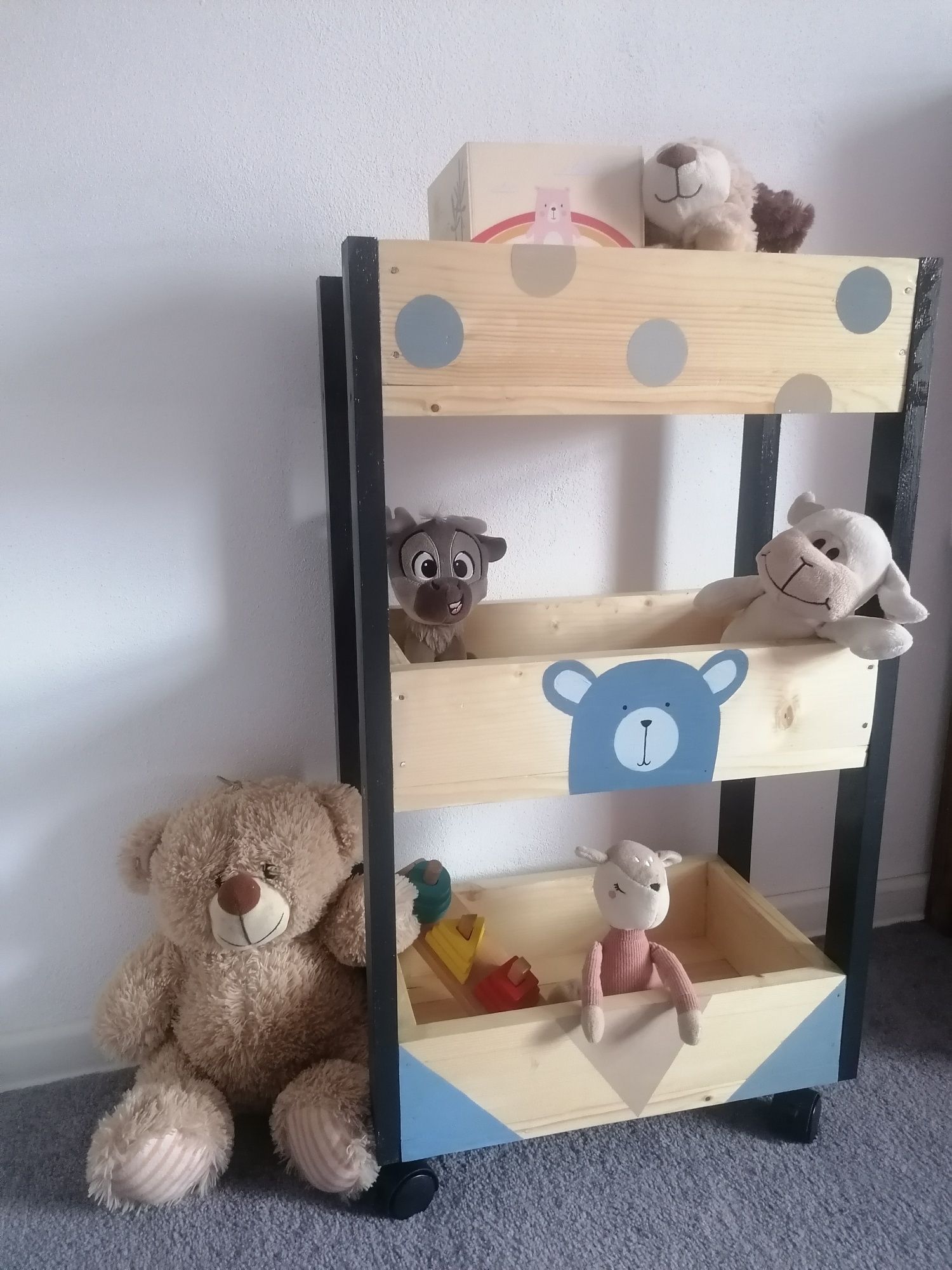 Dulapior jucarii Montessorii /Raft organizator/cutie depozitare