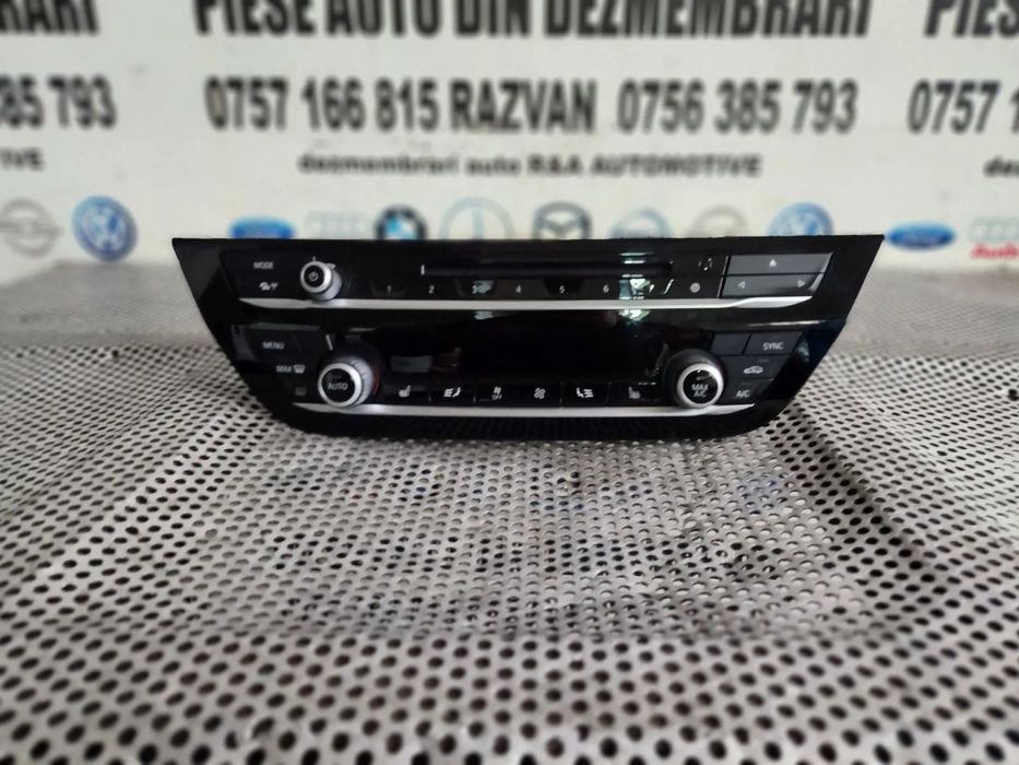 Panou Modul Comenzi Clima Climatronic Radio Cd Navi Bmw X3 X4 G01 G02 Volan Stanga Cod  Dezmembrez