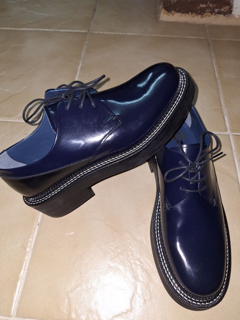 Нови Сини обувки ZARA, 43 н