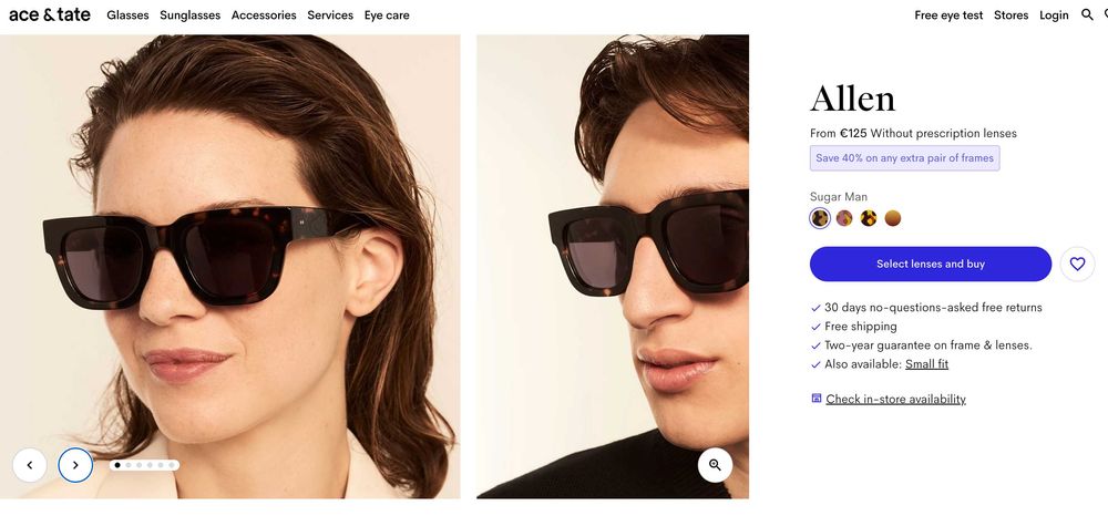 Слънчеви очила Ace & Tate