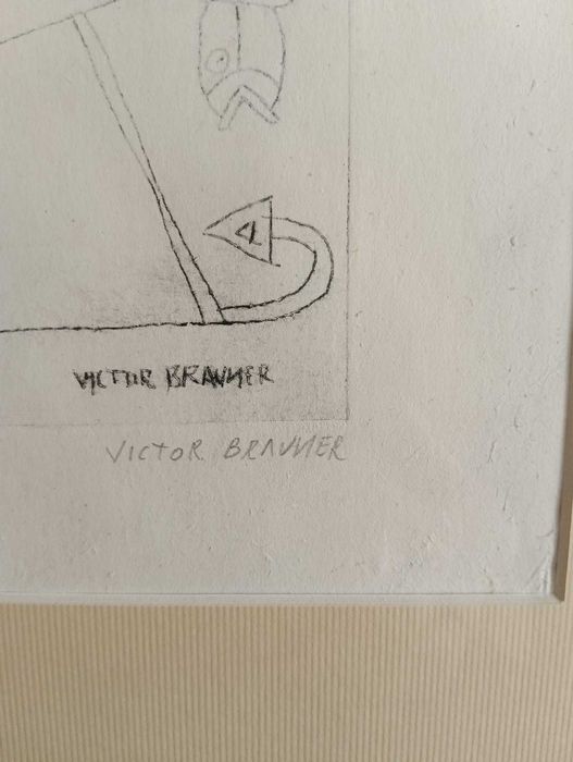 Gravura veche Victor Brauner - 2