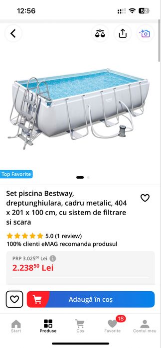 Piscina Bestway 400/200/100 cu sistem filtrare intex C1000