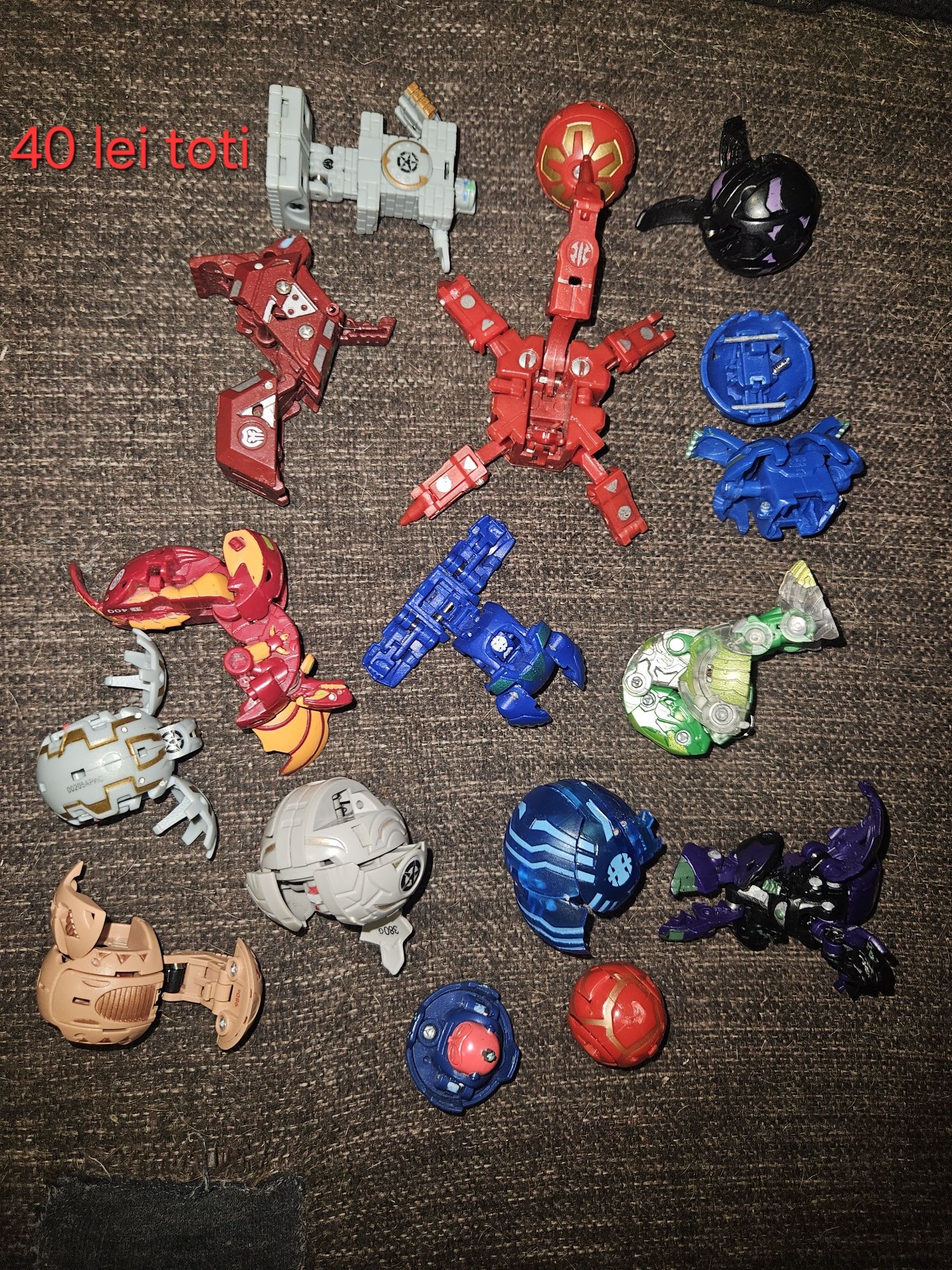 Figurine Bakugan-pret pe poza