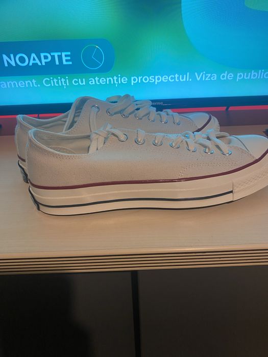 Converse low Chuck 70 ecru - marimea 42.5