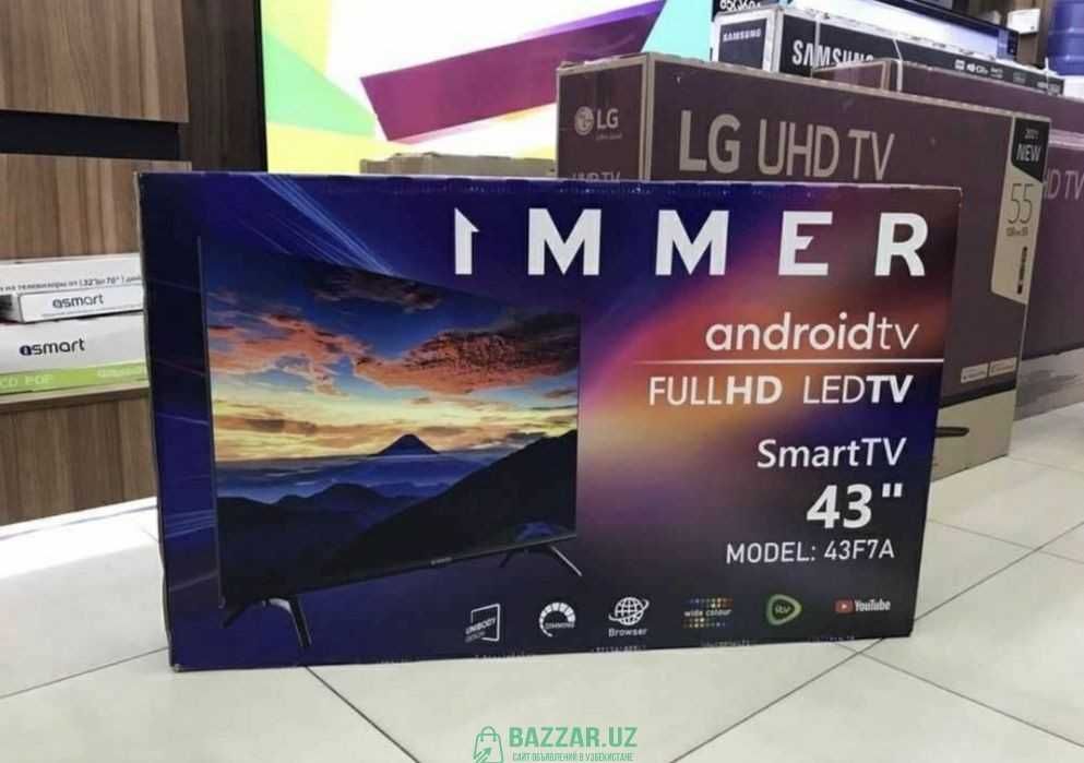 Телевизор Immer 43 FullHD SmartTV + Бесплатная Прошивка