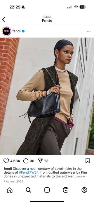 Чанта за рамо Fendi