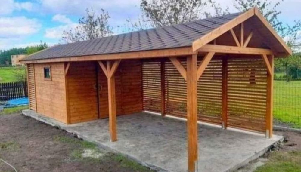 Vand foisare  din lemn tip pergola sau garaj auto
