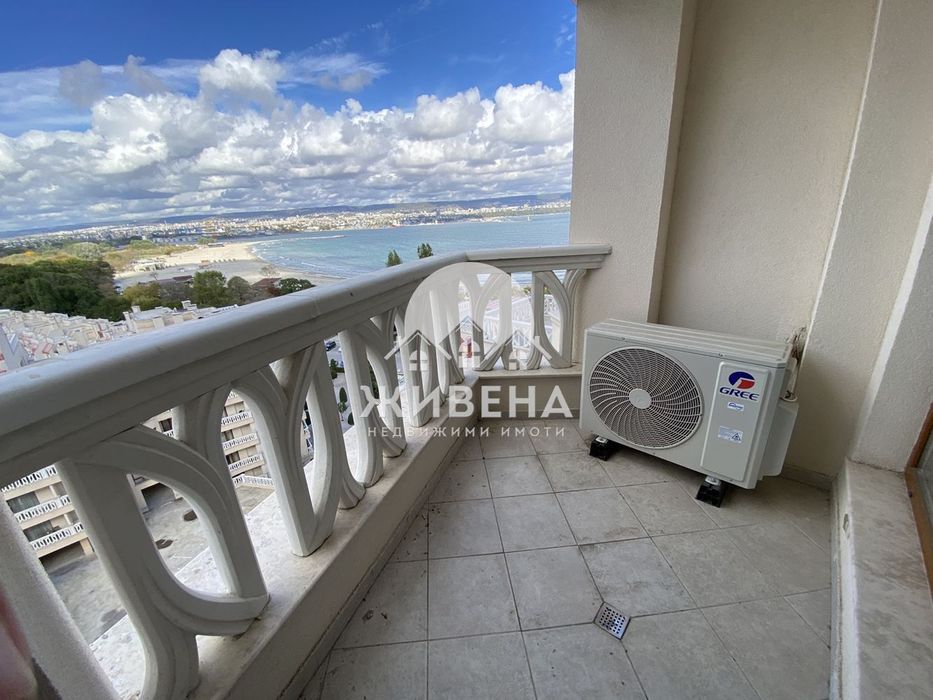 Обзаведен 3-стаен апартамент с морска панорама, кв. Аспарухово