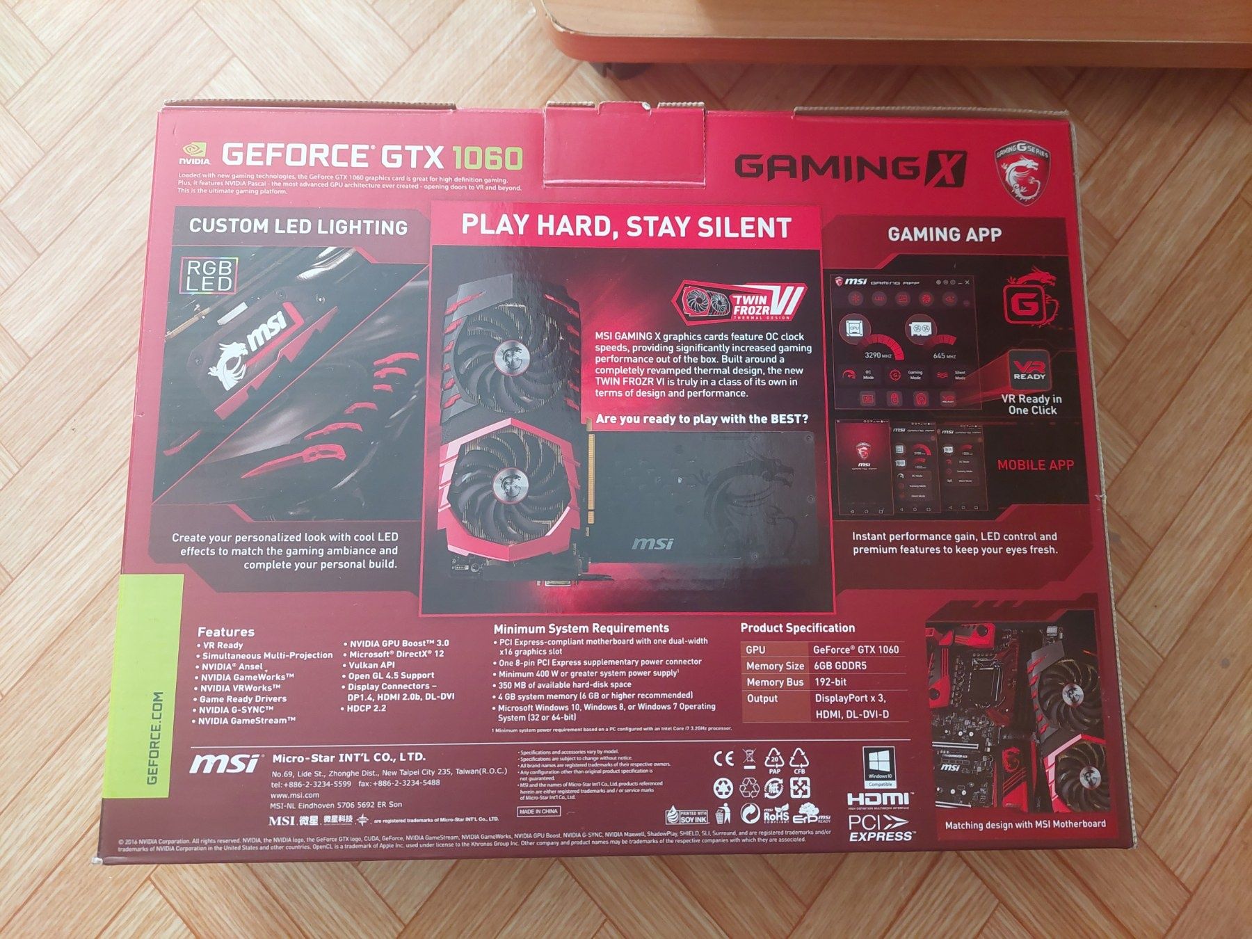 Видео КАРТА MSI GeForce