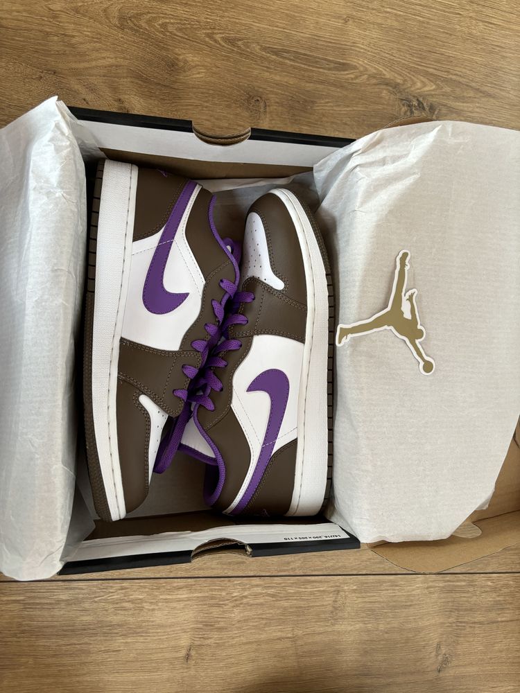 Air jordan 1 originali low purple mocha eur 40