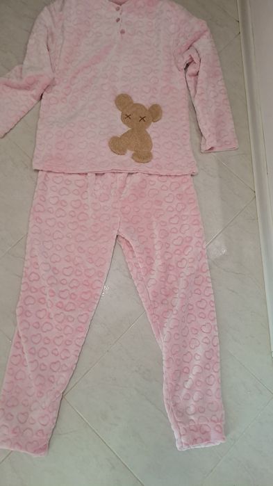 Дамска топла пижама,  размер L/XL, нова