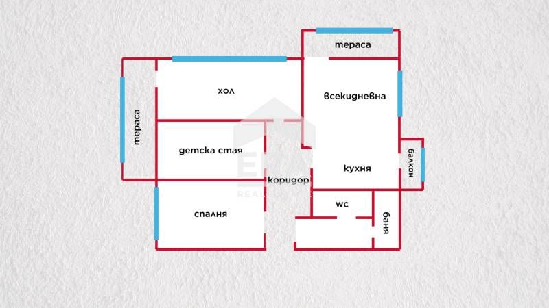 ЕРА ИмотиТе представя за продажба Четиристаен тухлен апартамент, в рай