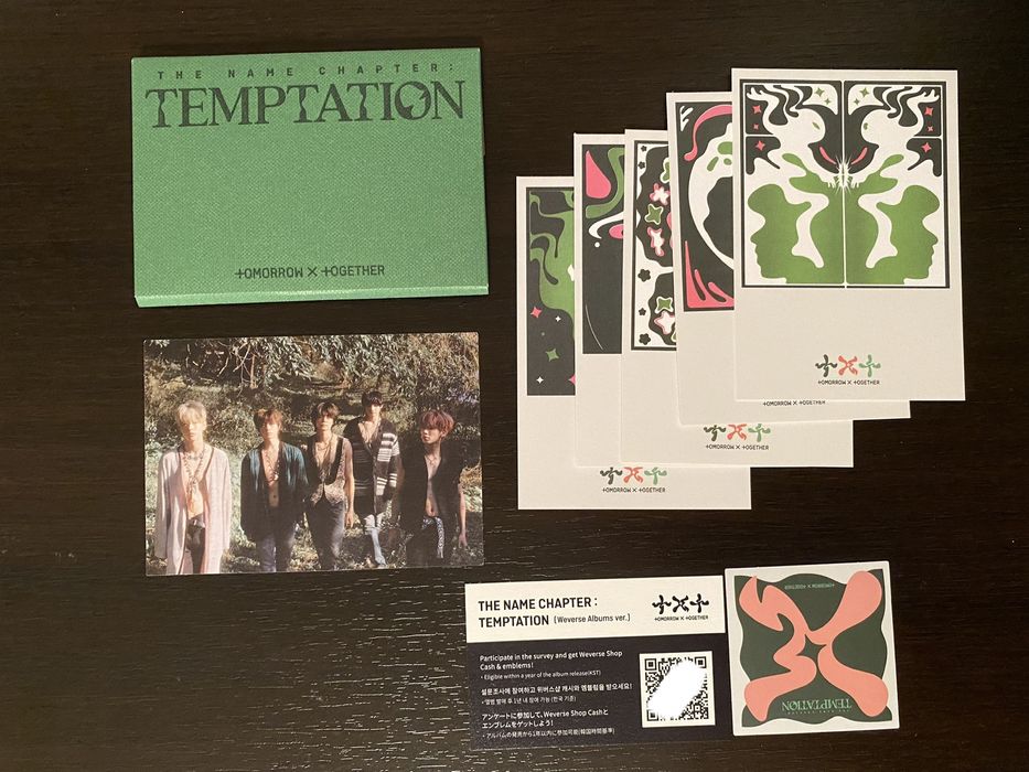 TXT Temptation Weverse album / kpop кпоп албум