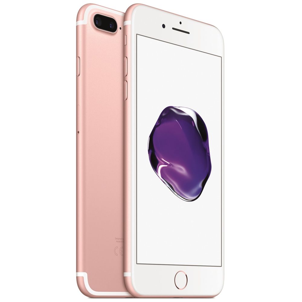 Apple iPhone 7 Plus, 128GB, Rose Gold с много кейсове