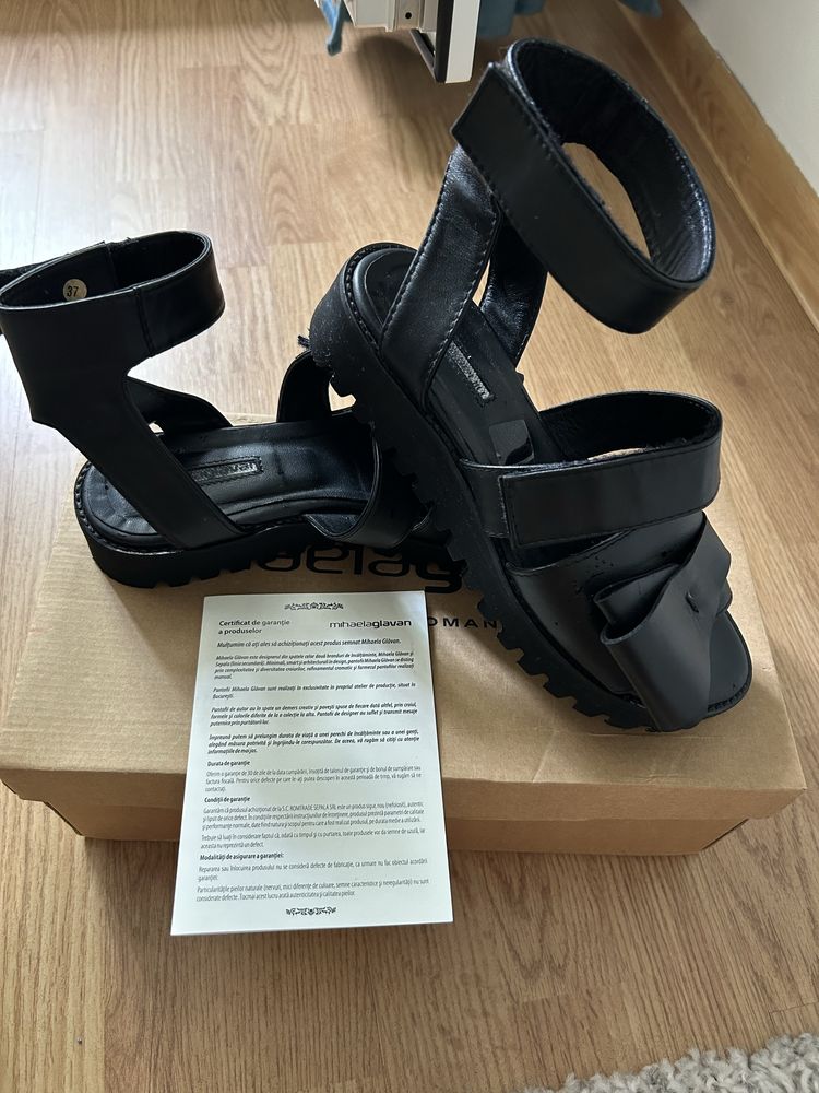 Sandale de piele Mihaela Glavan