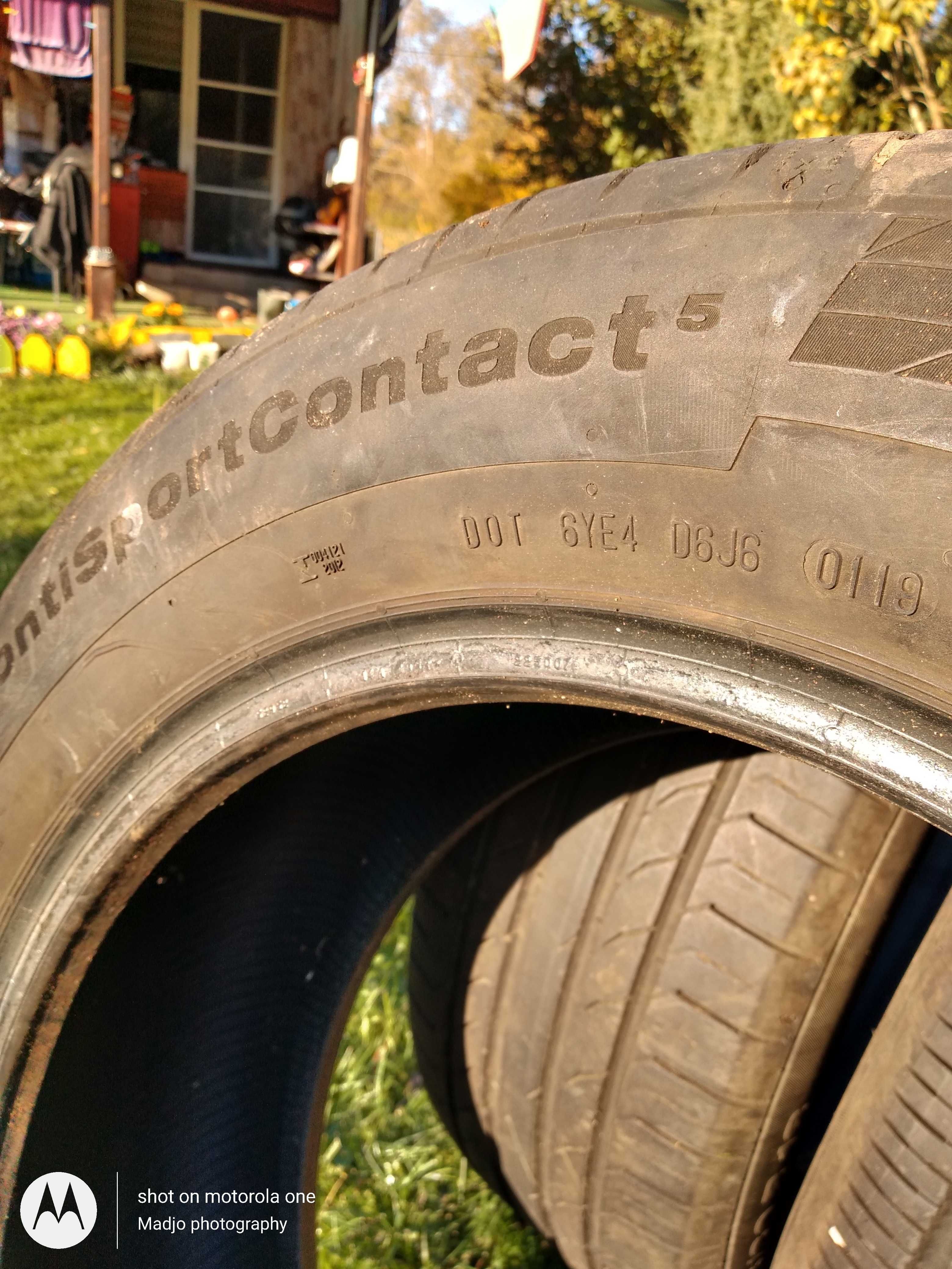 2 бр. летни ContinentalContiSportContact5 225 60 R18 100H DOT1619 4 мм
