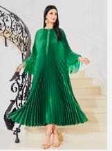 Vand rochie plisata eleganta verde