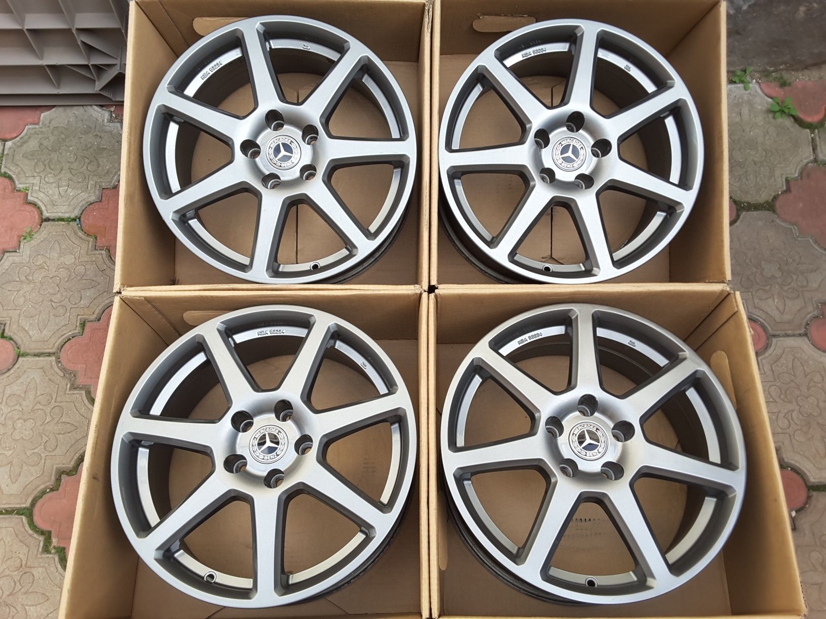 jante aliaj 17; 5x112; Mercedes C, E class w203, w211, w213, GLC, GLK