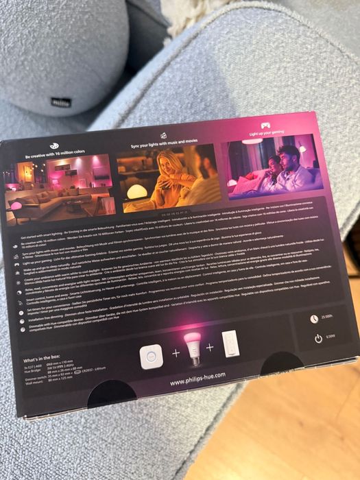 Philips hue E27 white and color