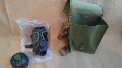 masca gaze model 74 geanta, filtru NOUA pentru purtat