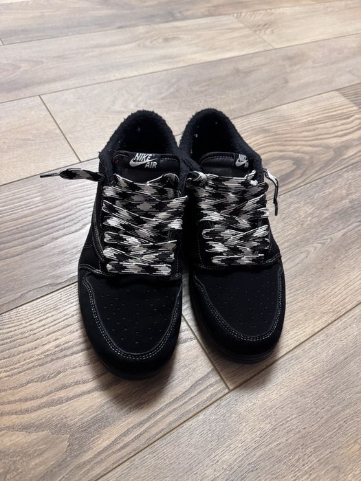 Jordan 1 low travis scott black phantom