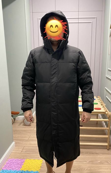 Мужской длинный пуховик