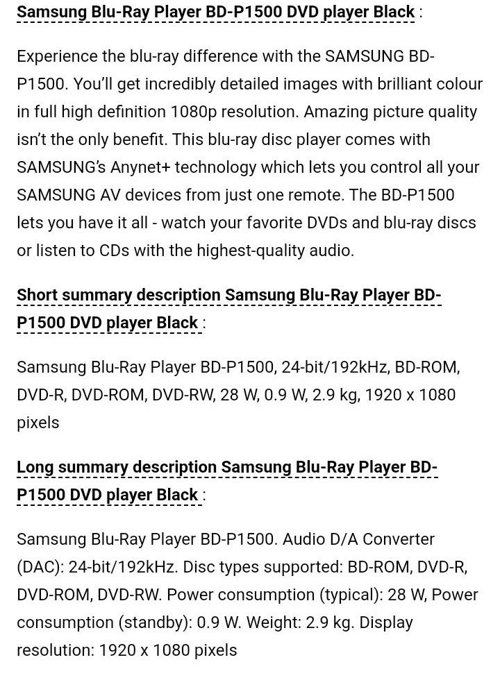 Dvd și Blu-ray Player SAMSUNG