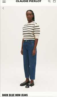 Дънки Claudie Pierlot Размер 36 Модел: Dark blue mom jeans