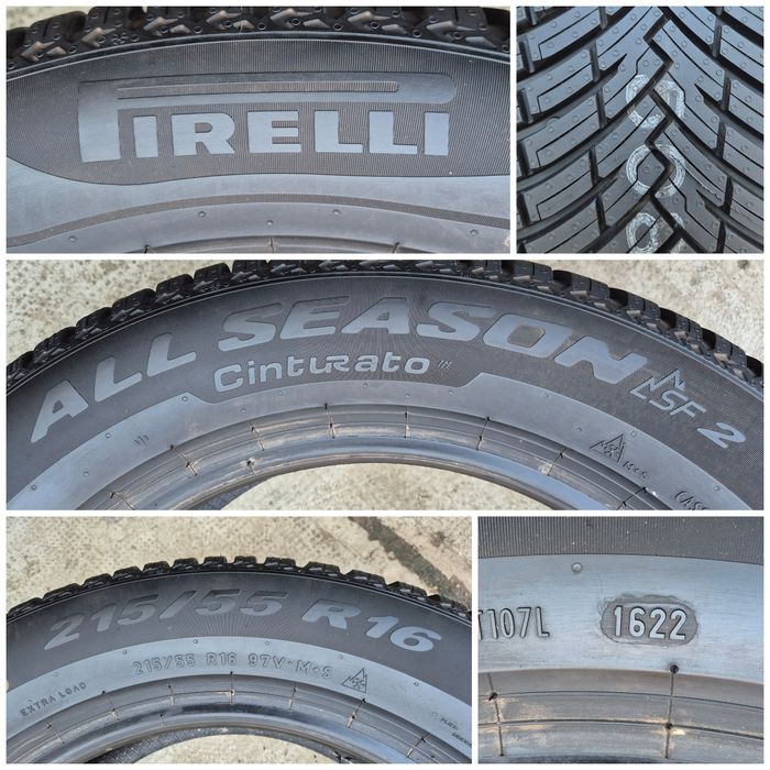 O bucată 225/215 55 R16 M+S iarnă - una Bridgestone Lassa Pirelli