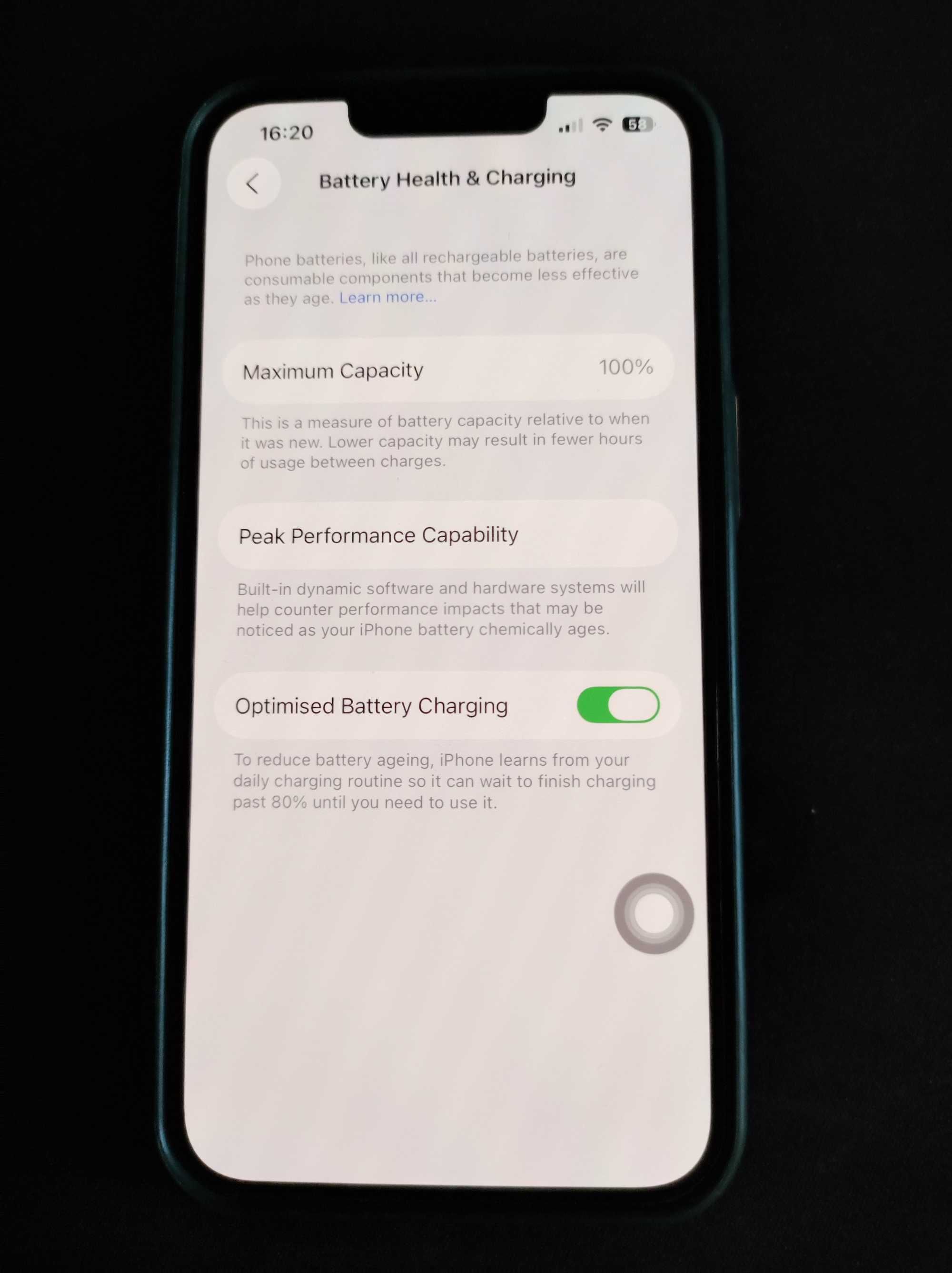 iPhone 13 128GB – Отлично състояние, батерия 100%, отключен